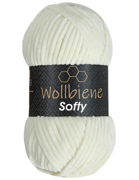 Fil chenille Softy Wollbiene