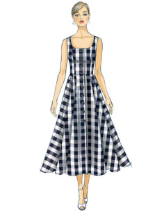 Patrón de vestido - Vogue 9182 2
