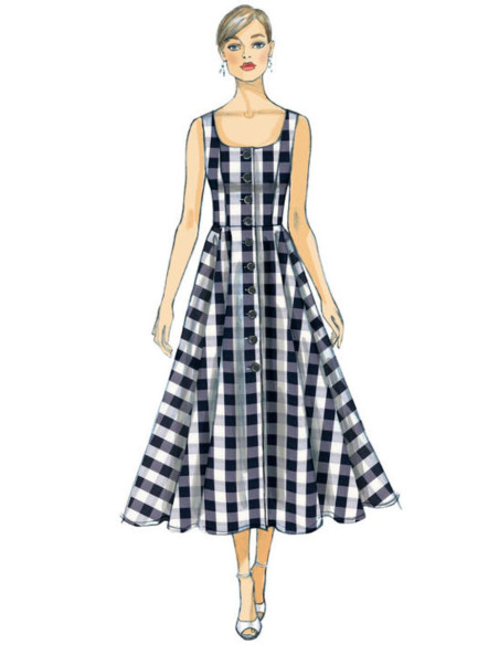 Patrón de vestido - Vogue 9182