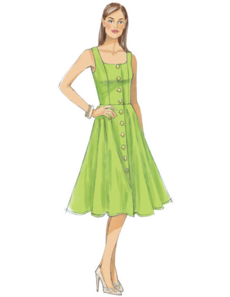 Patrón de vestido - Vogue 9182