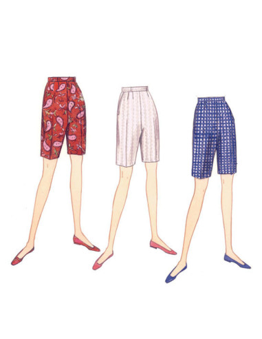 Patrón de short y pantalón - Vogue 9189