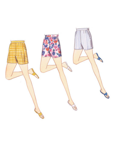 Patrón de short y pantalón - Vogue 9189