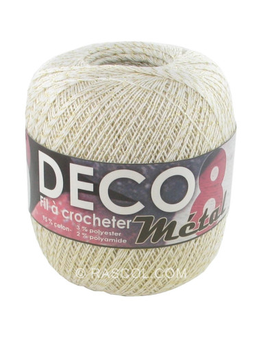 Algodón déco 8 lurex