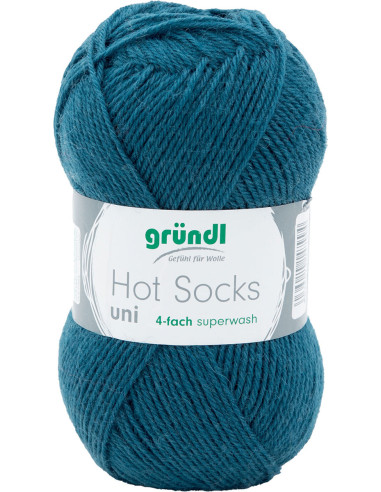 Laine à chaussettes Hot Socks uni 50 Gründl