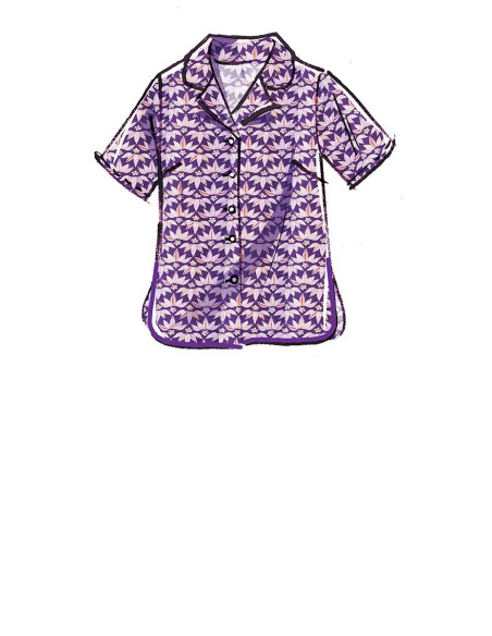 Patrón de pijamas - McCall's 8056