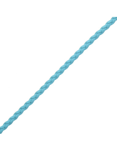 Trenza similar azul cielo