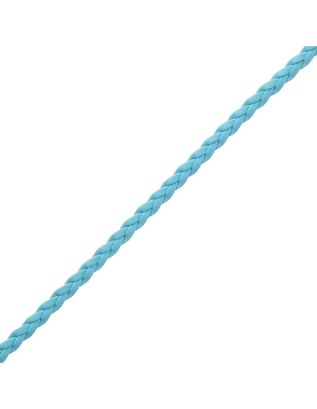 Trenza similar azul cielo