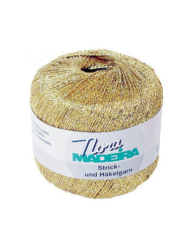 Coton crocheter métallisé Nora Madeira
