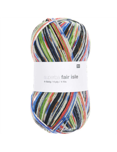 Laine Superba Fair Isle 4 fils Rico Design