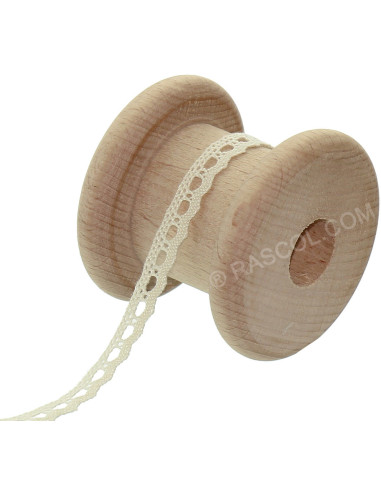 Encaje de algodón básico - Crudo