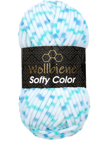 Fil chenille multicolore Softy Color Wollbiene
