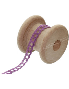 Encaje de algodón básico - Malva