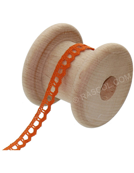 Encaje de algodón básico - Naranja