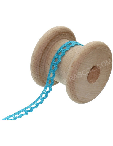 Encaje de algodón básico - Azul turquesa
