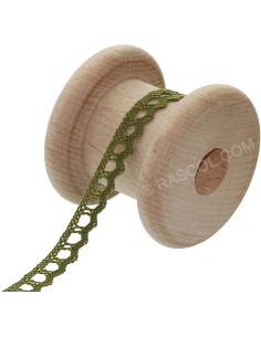 Encaje de algodón básico - Verde