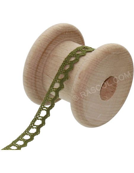 Encaje de algodón básico - Verde