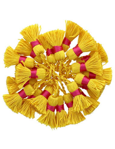 Mini pompones de rayón