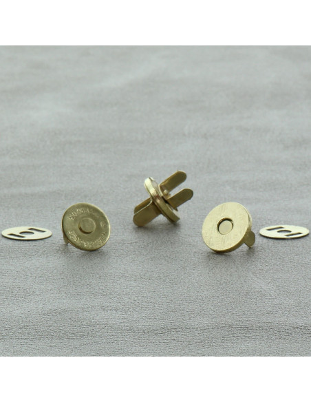 Bolsa de 2 cierres magnéticos de 14 mm - Oro