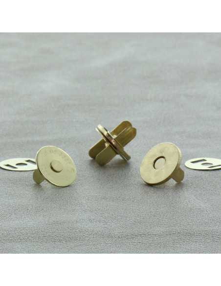 Bolsa de 2 cierres magnéticos de 18 mm - Oro