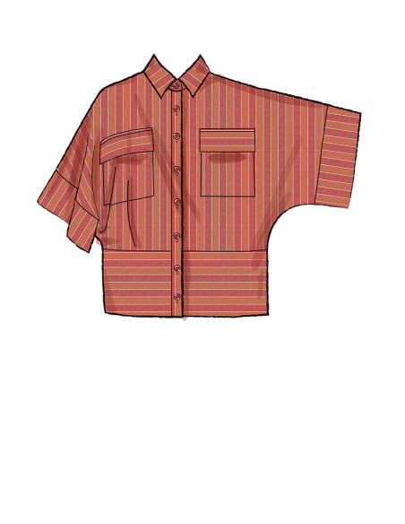 Patrón de blusas - McCall's 8001