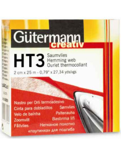 Cinta termoadhesiva Gütermann - 2 cm x 25 m