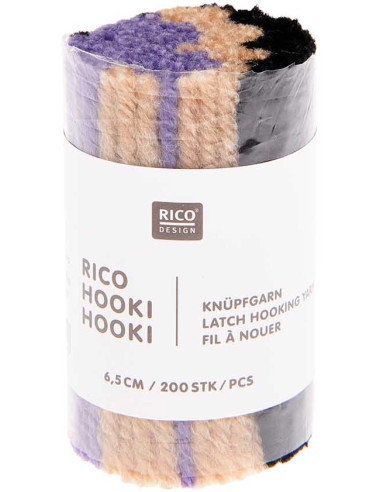 Fil à nouer 6,5 cm marbré Rico Hooki Hooki