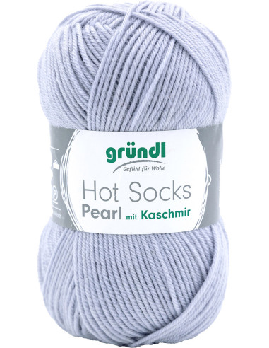 Laine à chaussettes Hot Socks Pearl uni Gründl