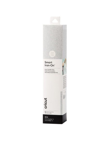 Flex termoadhesivo con purpurina 33 cm x 274 cm Cricut