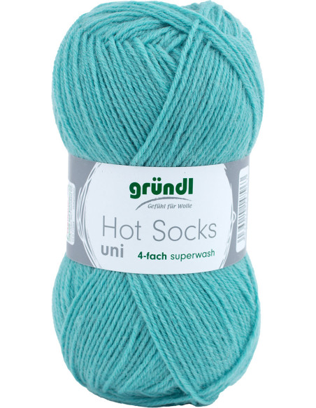 Laine à chaussettes Hot Socks uni 50 Gründl