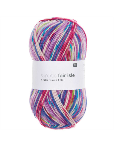Laine Superba Fair Isle 4 fils Rico Design
