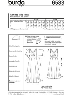 Patrón de vestido - Burda 6583 2