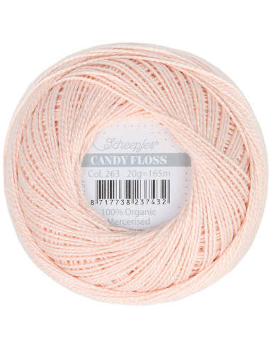 Ovillo de algodón perlé Scheepjes Candy Floss