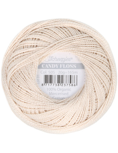 Ovillo de algodón perlé Scheepjes Candy Floss