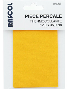 Percal termoadhesivo para reparación - Amarillo