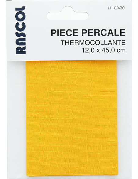 Percal termoadhesivo para reparación - Amarillo