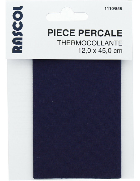 Percal termoadhesivo para reparación - Azul marino