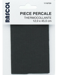 Percal termoadhesivo para reparación - Gris antracita