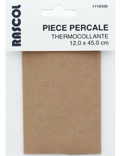 Percal termoadhesivo para reparación - Beige oscuro