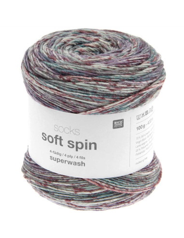Laine à chaussettes Soft Spin Rico Design