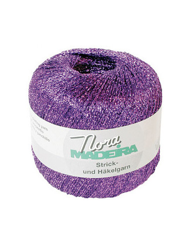 Coton crocheter métallisé Nora Madeira