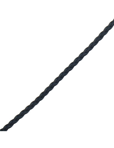 Trenza similar azul marino