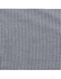Tejido Vichy de cuadros pequeños - Azul marino 2