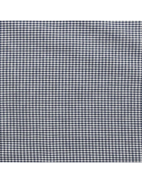 Tejido Vichy de cuadros pequeños - Azul marino