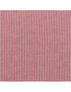 Tejido Vichy de cuadros pequeños - Rojo 2
