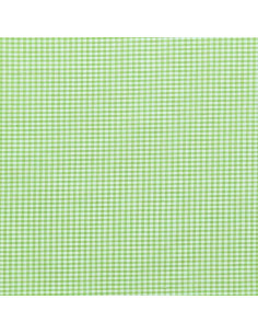 Tejido Vichy de cuadros pequeños - Verde anís 2