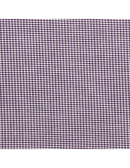 Tejido Vichy cuadros pequeños - Lila