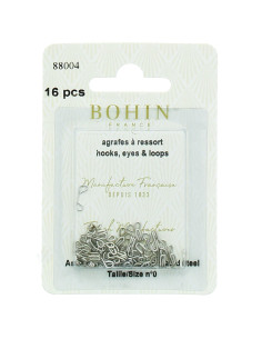 Grapas de metal con resortes Bohin - Plata 2