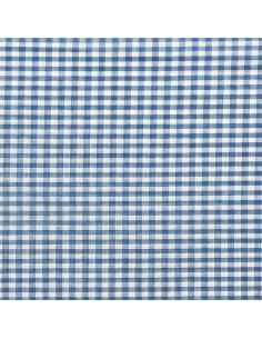 Tejido Vichy de cuadros grandes - Azul vaquero 2