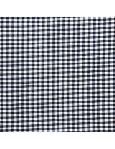 Tejido Vichy de cuadros grandes - Azul marino 2