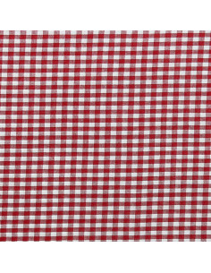 Tejido Vichy de cuadros grandes - Rojo 2